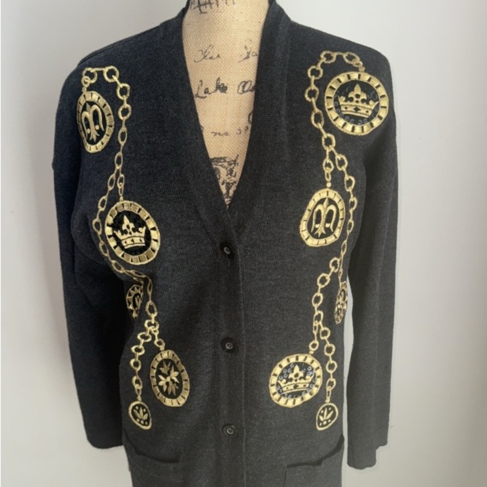 Escada embroidery sweater